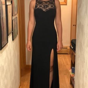 Black formal dress